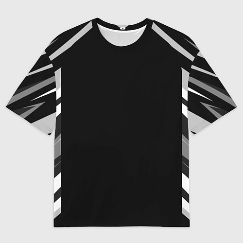Мужская футболка оверсайз Униформа кроссфита - абстракция / 3D-принт – фото 1