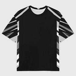 Мужская футболка оверсайз Униформа кроссфита - абстракция