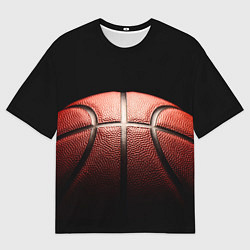 Футболка оверсайз мужская Basketball ball, цвет: 3D-принт