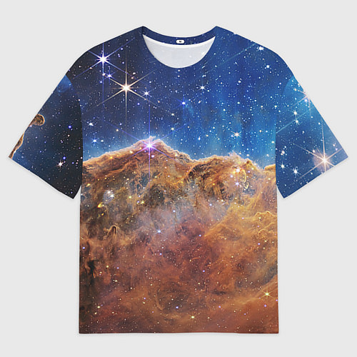 Мужская футболка оверсайз Туманность Киля / 3D-принт – фото 1