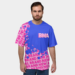 Футболка оверсайз мужская Совершенно новое животное арт, цвет: 3D-принт — фото 2