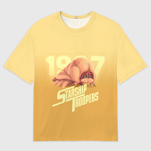 Мужская футболка оверсайз Звездный десант босс арахнид / 3D-принт – фото 1