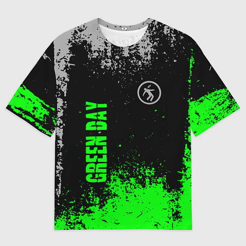 Мужская футболка оверсайз Green day - hits / 3D-принт – фото 1