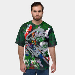 Футболка оверсайз мужская Mixed Up - The Cure, цвет: 3D-принт — фото 2