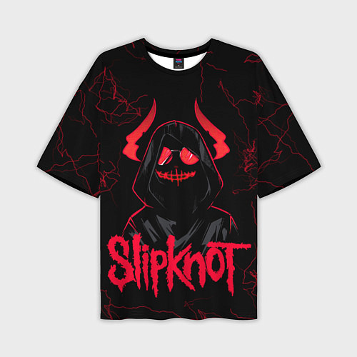 Мужская футболка оверсайз Slipknot - rock forever / 3D-принт – фото 1