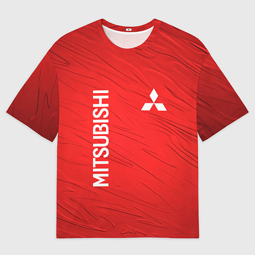 Мужская футболка оверсайз Mitsubishi sport - абстракция / 3D-принт – фото 1