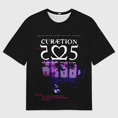 Мужская футболка оверсайз Curaetion-25: From There To Here From Here To Ther / 3D-принт – фото 1