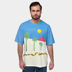 Футболка оверсайз мужская Boys Dont Cry - The Cure, цвет: 3D-принт — фото 2