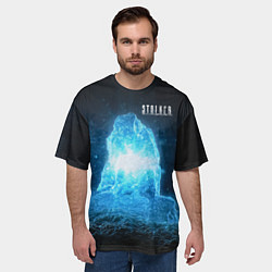 Футболка оверсайз мужская STALKER Монолит, цвет: 3D-принт — фото 2