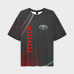 Футболка оверсайз мужская Тойота - Абстракция, цвет: 3D-принт