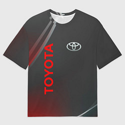 Футболка оверсайз мужская Тойота - Абстракция, цвет: 3D-принт