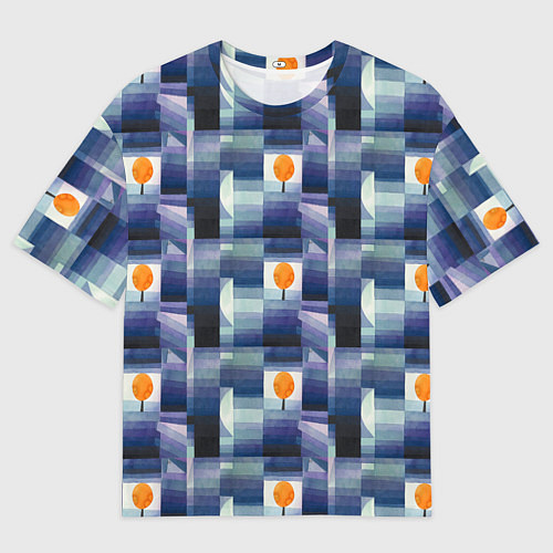 Мужская футболка оверсайз Предвестник осени Пауль Клее, 1922 / 3D-принт – фото 1