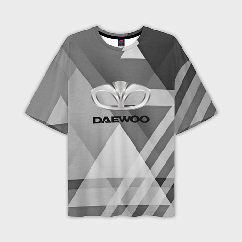 Мужская футболка оверсайз Daewoo - logo / 3D-принт – фото 1