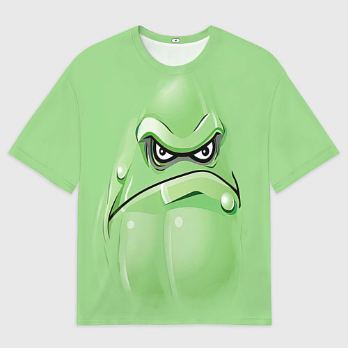 Мужская футболка оверсайз Plants vs Zombies Кабачок / 3D-принт – фото 1