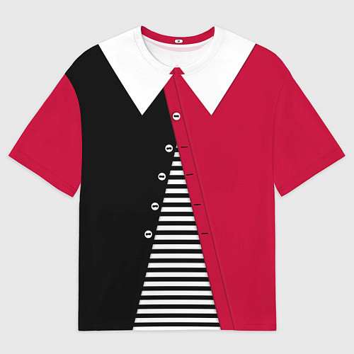 Мужская футболка оверсайз Праздничный новогодний карнавальный костюм Буратин / 3D-принт – фото 1