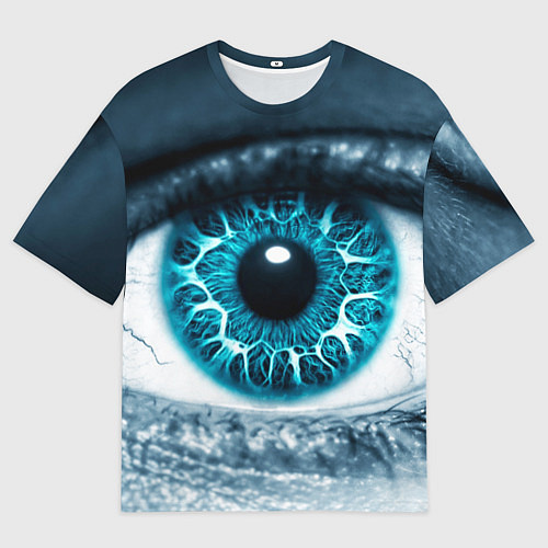 Мужская футболка оверсайз Инопланетный глаз / 3D-принт – фото 1