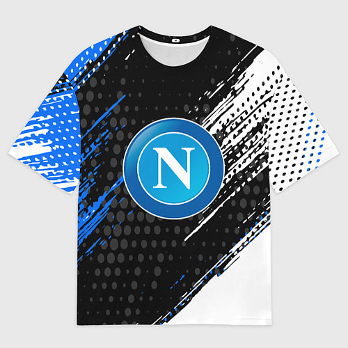 Мужская футболка оверсайз Napoli Краска / 3D-принт – фото 1
