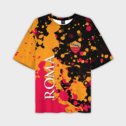 Футболка оверсайз мужская Roma Краска, цвет: 3D-принт