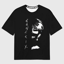 Мужская футболка оверсайз Tokyo Ghoul Kaneki Ken - anime