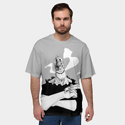 Футболка оверсайз мужская Juuzou Inui, цвет: 3D-принт — фото 2