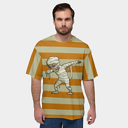 Футболка оверсайз мужская Mummys dab - Halloween, цвет: 3D-принт — фото 2