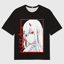 Футболка оверсайз мужская Darling in the Franxx: 02, цвет: 3D-принт