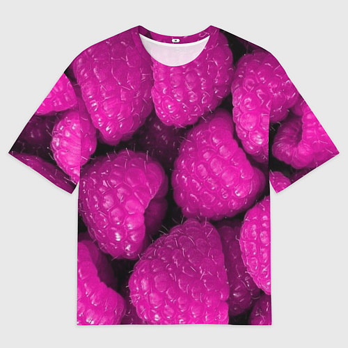 Мужская футболка оверсайз Ягоды малины / 3D-принт – фото 1