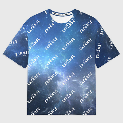 Мужская футболка оверсайз The Expanse pattern / 3D-принт – фото 1