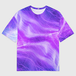Футболка оверсайз мужская Розовый неон, цвет: 3D-принт