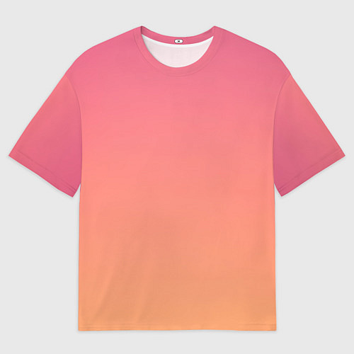 Мужская футболка оверсайз Закатное небо / 3D-принт – фото 1