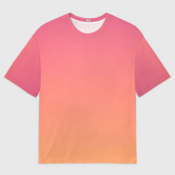 Мужская футболка оверсайз Закатное небо