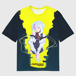 Футболка оверсайз мужская Люси арт, цвет: 3D-принт