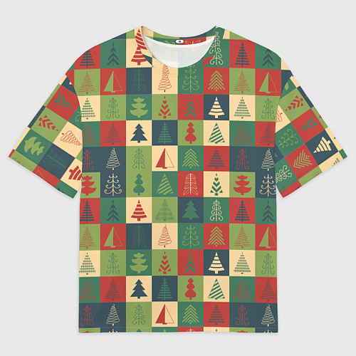Мужская футболка оверсайз Здравствуй ёлка Новый год / 3D-принт – фото 1