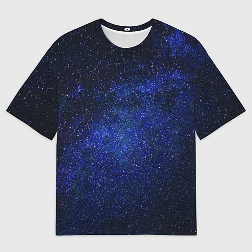 Мужская футболка оверсайз Необъятный космос / 3D-принт – фото 1