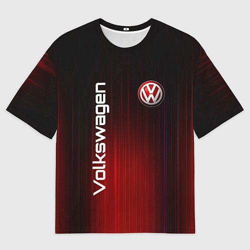 Мужская футболка оверсайз Volkswagen art / 3D-принт – фото 1