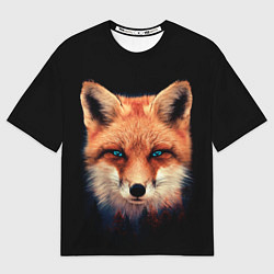 Футболка оверсайз мужская Хитрый лис, цвет: 3D-принт