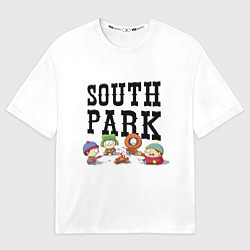 Мужская футболка оверсайз South park кострёр