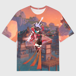 Мужская футболка оверсайз Бэй Доу в примогеме