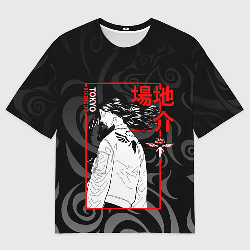 Мужская футболка оверсайз Кейске Баджи - Токийские мстители / 3D-принт – фото 1