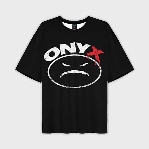 Мужская футболка оверсайз Onyx - wakedafucup / 3D-принт – фото 1