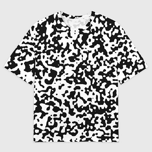 Мужская футболка оверсайз Камуфляж Cowskin мелкий / 3D-принт – фото 1