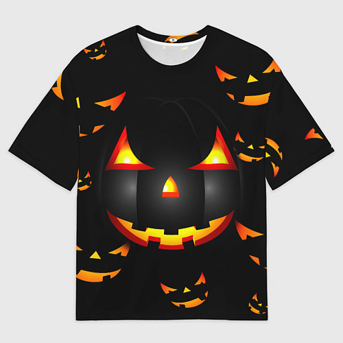 Мужская футболка оверсайз Забавная рожица / 3D-принт – фото 1