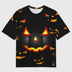 Мужская футболка оверсайз Забавная рожица