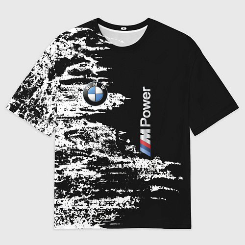 Мужская футболка оверсайз BMW M Power - pattern / 3D-принт – фото 1