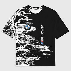 Футболка оверсайз мужская BMW M Power - pattern, цвет: 3D-принт