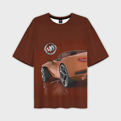 Мужская футболка оверсайз Buick wild cat - concept / 3D-принт – фото 1