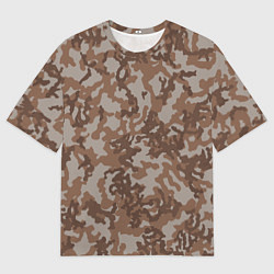 Мужская футболка оверсайз Камуфляж ВСР-84 песчаный