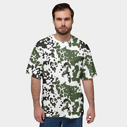 Футболка оверсайз мужская Камуфляж M-84 Snow, цвет: 3D-принт — фото 2
