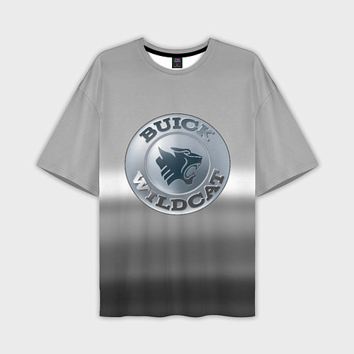 Мужская футболка оверсайз Buick Wildcat - emblem / 3D-принт – фото 1