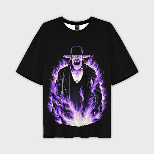 Мужская футболка оверсайз The phenom undertaker / 3D-принт – фото 1